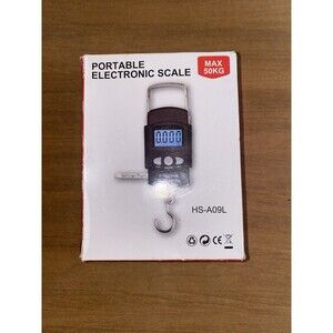 Fish Scale Portable Scale LCD Digital Weight 110lb/50kg with measuring tape